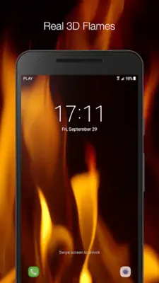 Fire Live Wallpaper android App screenshot 0